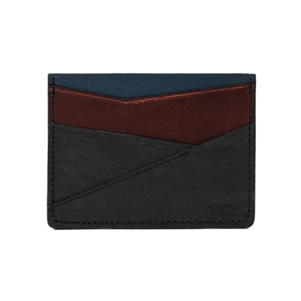 Slim Nurse Card Holder- Color Black with Wine Red